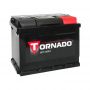 Автомобильный аккумулятор TORNADO 6СТ 66А/ч-12V ст EN560 европейские прямая 278x175x190