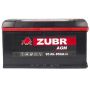 Автомобильный аккумулятор ZUBR AGM 95А/ч-12V ст EN850 обратная 353x175x190