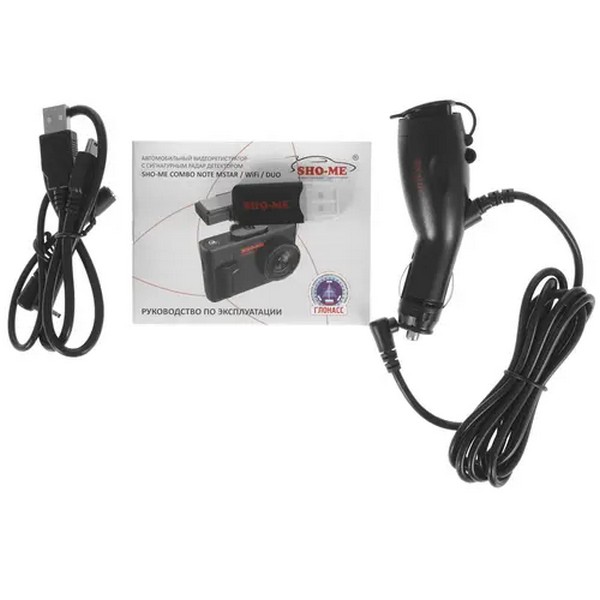 Видеорегистратор Sho-Me Combo Note WiFi DUO 135 ° черный